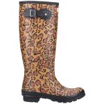 Hunter Boots Original Tall Leopard Print Stivali da pioggia Donna | Hardloop
