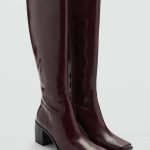 Mango Stivali alti bordeaux Zalando.it