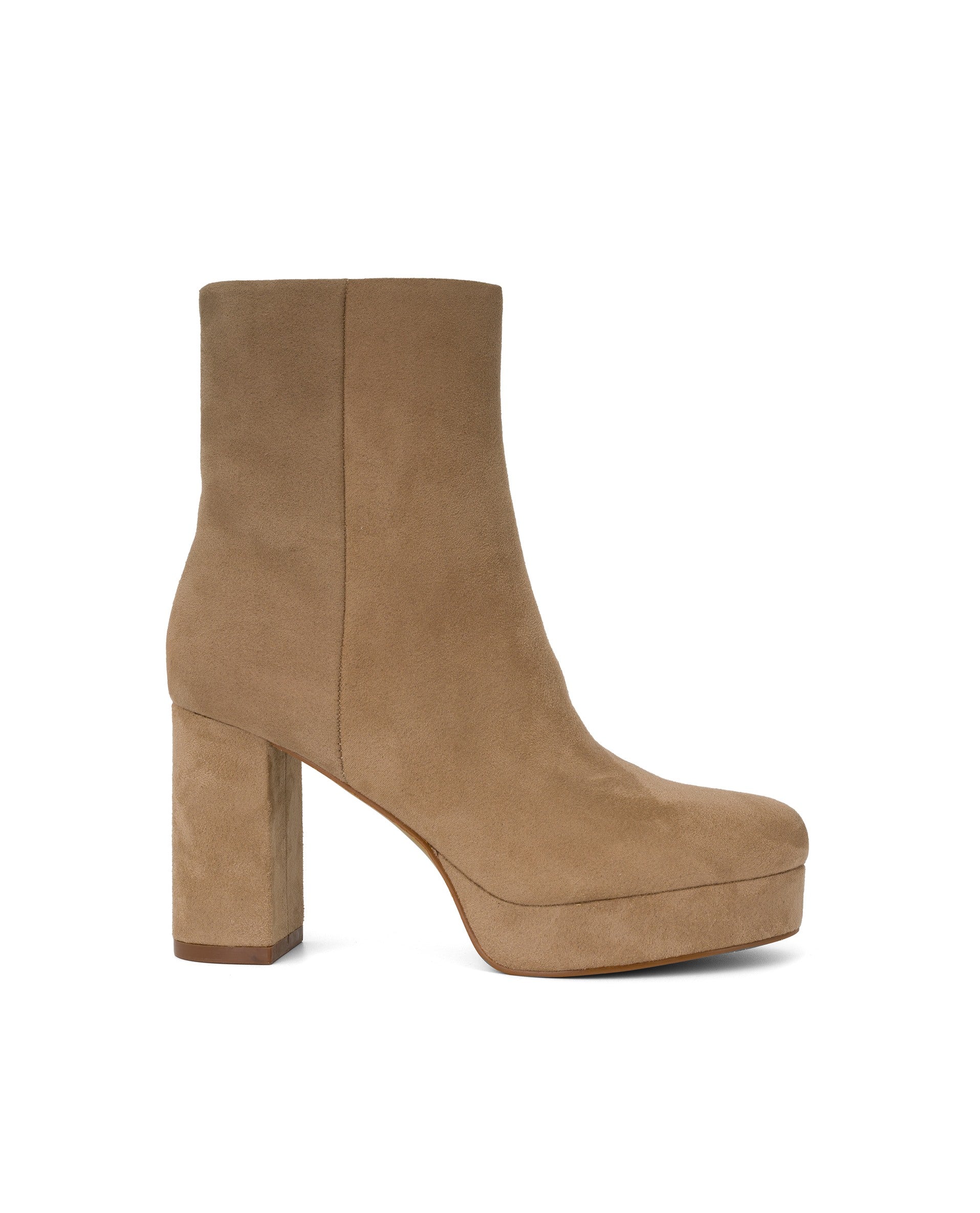 stivaletti-beige-donna-306rcg.jpg Sstore Stivali scamosciati beige con tacco 9 cm e plateaux Stivaletti Donna - immagine 1