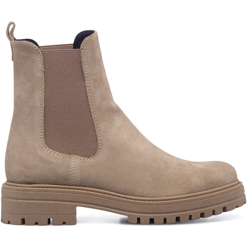 stivaletti-camoscio-donna-695scy.jpg Camoscio Beige Stivaletti Estivi Camoscio Ankle Boots Stivaletto Donna Camoscio Stivaletti Estivi Stivali - immagine 1