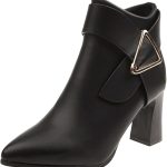 Generico Stivaletti Donna Invernali con Tacco, Tronchetti Donna Invernali Morbidi Eleganti, Stivaletti Classici Boots con Tacco Alla Casual Neri Stivali Donna Comoda Stivaletti Donna Motociclista : Amazon.it: Moda