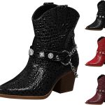 Stivaletti Donna Pelle Eleganti Scarpe Eleganti con Tacco Largo Boots Donna in Pelle Scamosciata Marrone con Tacco Basso Stivali per Serate E Vacanze : Amazon.it: Moda