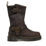 Stivaletti Dr. Martens Anistone Tall Leather Biker31901201 Marrone | Escarpe.it