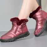 Acquista Stivali da neve impermeabili da donna, stivaletti caldi alla caviglia per donna, stivaletti invernali in peluche antiscivolo alla moda in Italia a partire da 34 | Joom