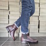 StivalettI Chelsea Boots Uomo con Zip "JOHN" Pelle Marrone