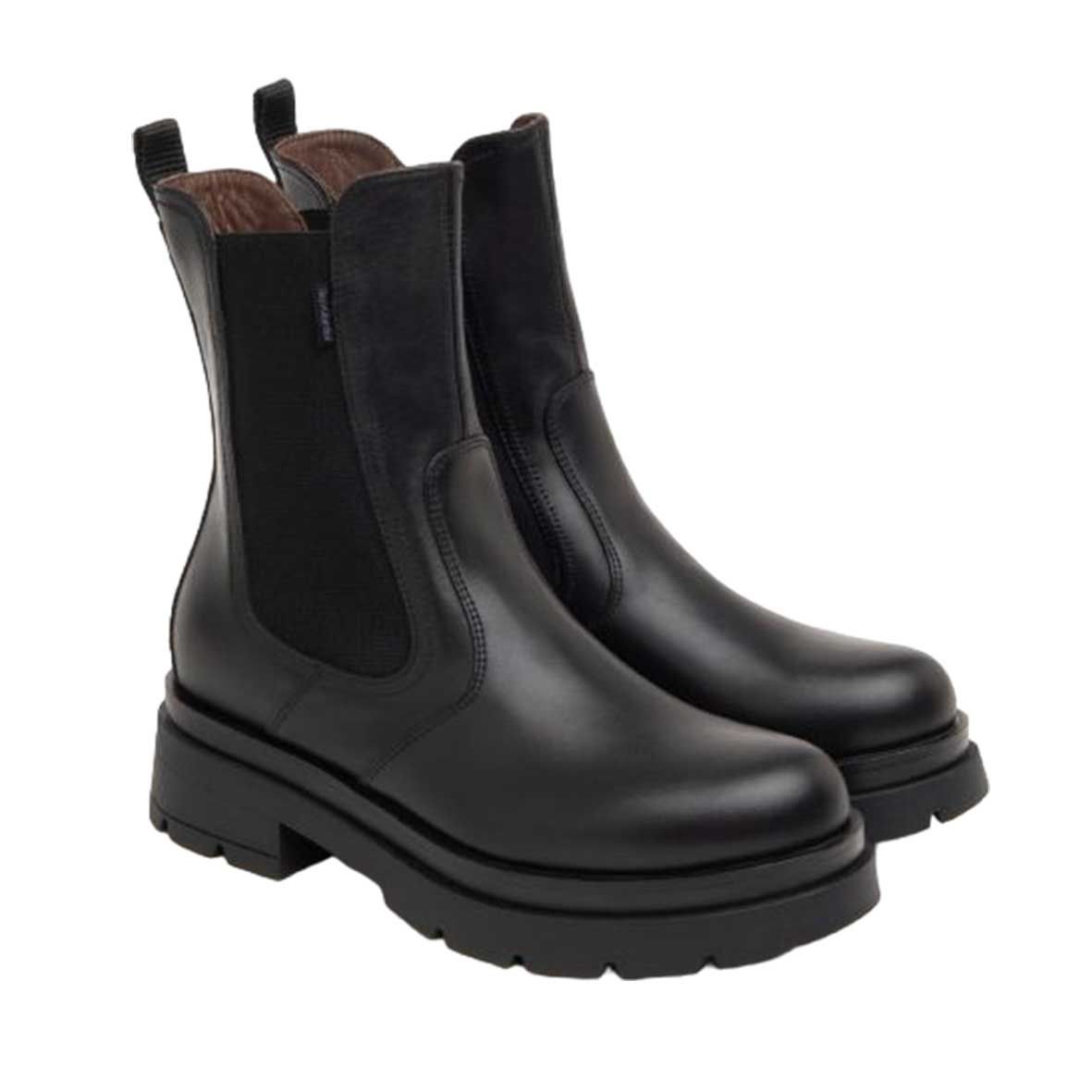 stivaletto-nero-donna-010tjc.jpg NEROGIARDINI STIVALETTI CHELSEA - immagine 1