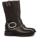 Bata Stivaletti Stivali in vera pelle con tacco largo Stileo.it