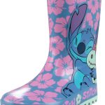 Disney Stivali Pioggia Bambina Lilo E Stitch Scarpe Bambine | Stivali Pioggia Bambini | Scarpe Di Gomma Bambina| Blu 24 : Amazon.it: Moda