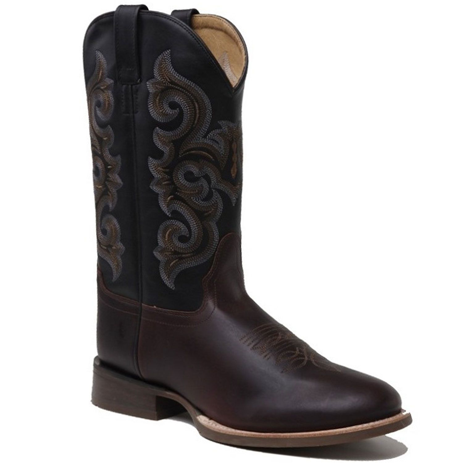 stivali-cowboy-uomo-918qrl.jpg Stivali Uomo Western Old West Black - immagine 1