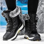 Yekdmxop Stivali Invernali Donna Stivaletti Da Neve Cotone Stivaletto Outdoor Morbide Stivaletti Alla Caviglia Trekking Antiscivolo Scarponcini Leggere Invernale Boots Calda : Amazon.it: Moda