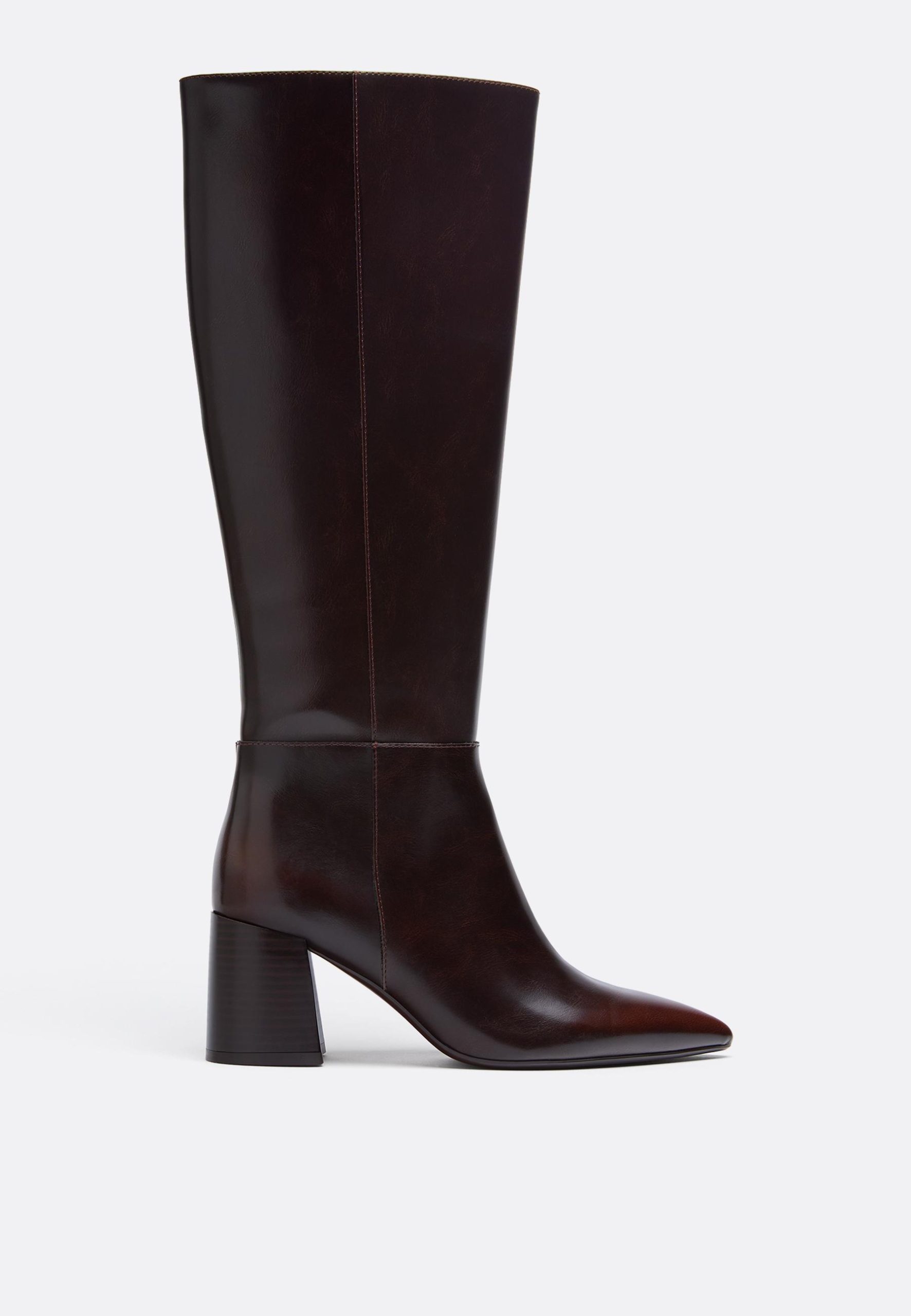 stivali-stradivarius-125nar.jpg Stivaletti In Pelle | Stradivarius Italia - immagine 1
