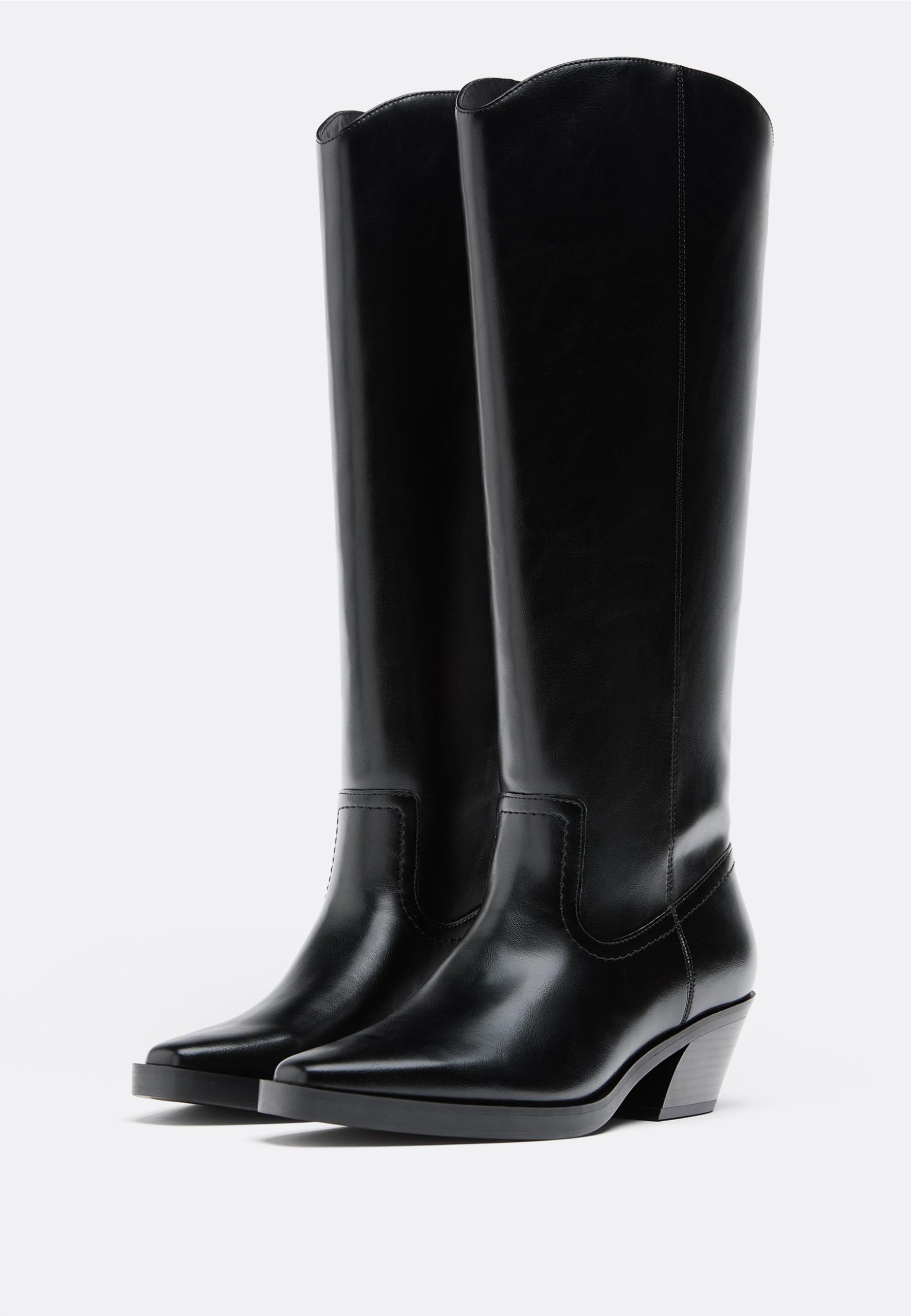 stivali-stradivarius-158fyx.jpg Stradivarius Zalando Stivali Con Tacco Alto Stradivarius Stivaletti Con Tacco Black/nero - immagine 1