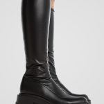 Al Ginocchio Stivali Stradivarius 2021 Knee High Stivali Verdi Stradivarius Stivali Verdi Stivali Chunky