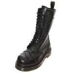 Stripe 14 Smooth Stivali Stringati Donna Neri Donna MR BOOTS