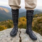 Stivali Alti Stivali Neri Stringati Boots Uomo Stivaletti Stringati Uomo Pelle Stivaletti Stringati