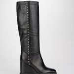 Stivali tacco alto donna nero pelle | Barca Stores