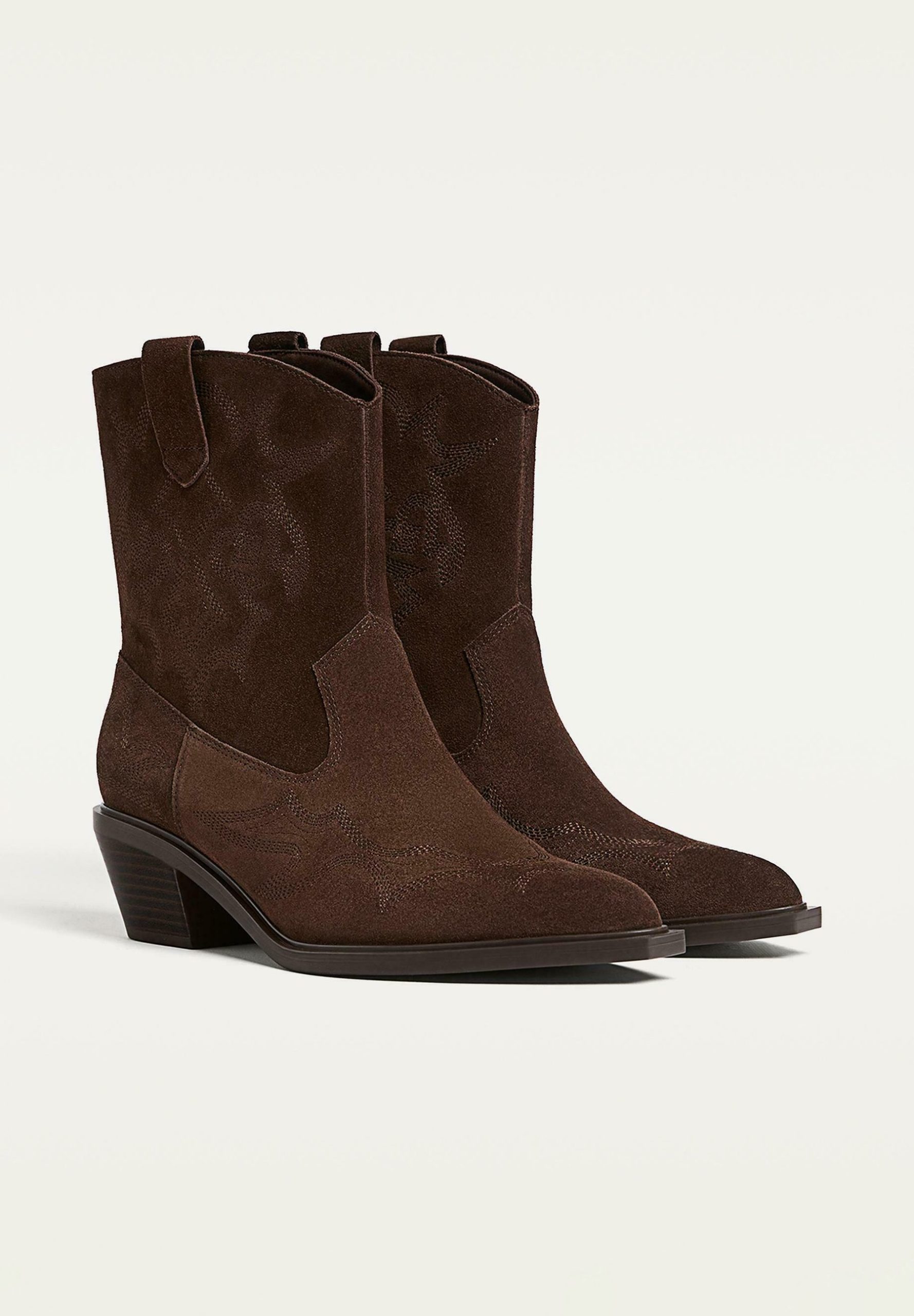 stradivarius-stivali-185upt.jpg Stradivarius Stivaletti texani / biker brown/marrone Zalando.it - immagine 1